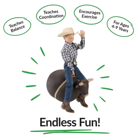 Big Country Toys, Bouncy Bull, 16-Inch Inflatable Rodeo Toy - Walmart.com