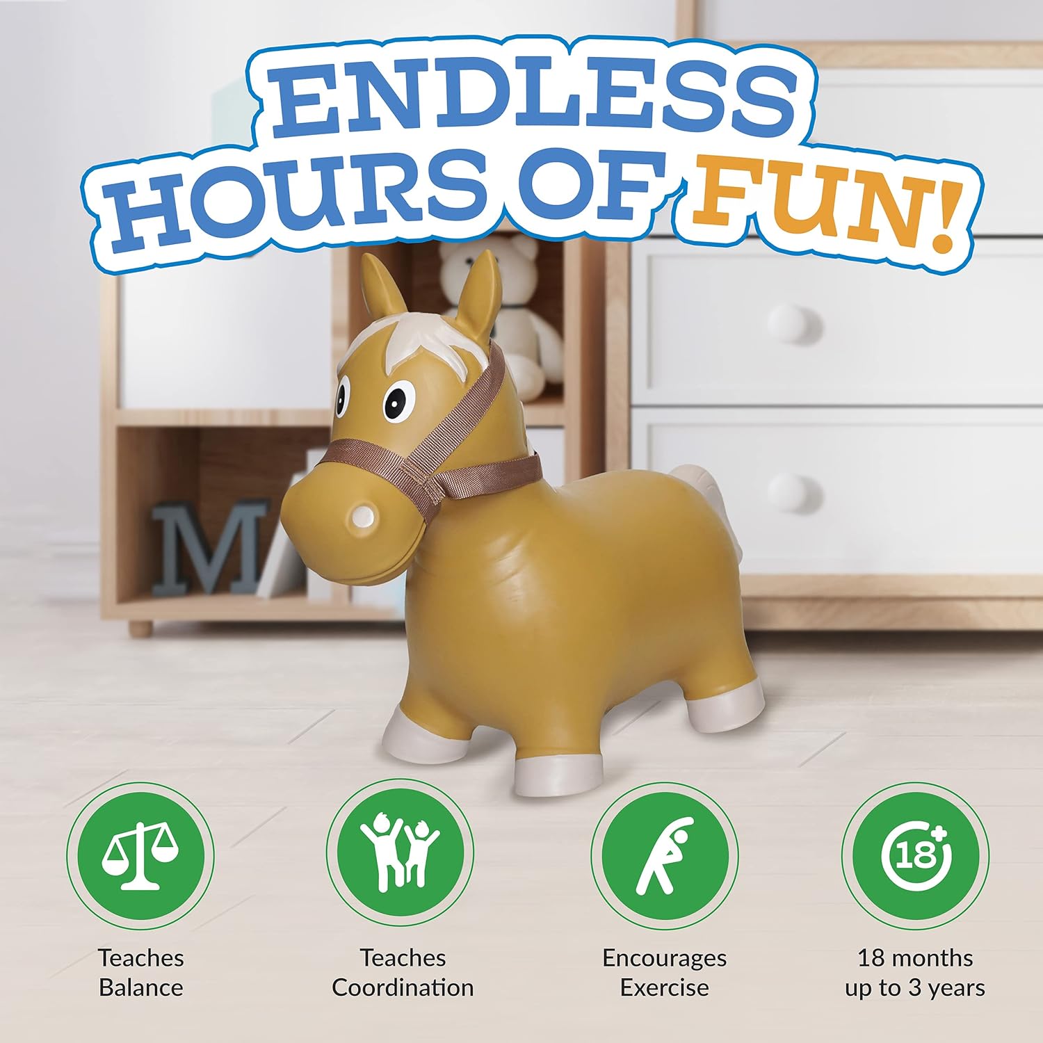 Big Country Toys Lil’ Bucker Kids Toys - Rodeo Ride On Toys for 18 ...