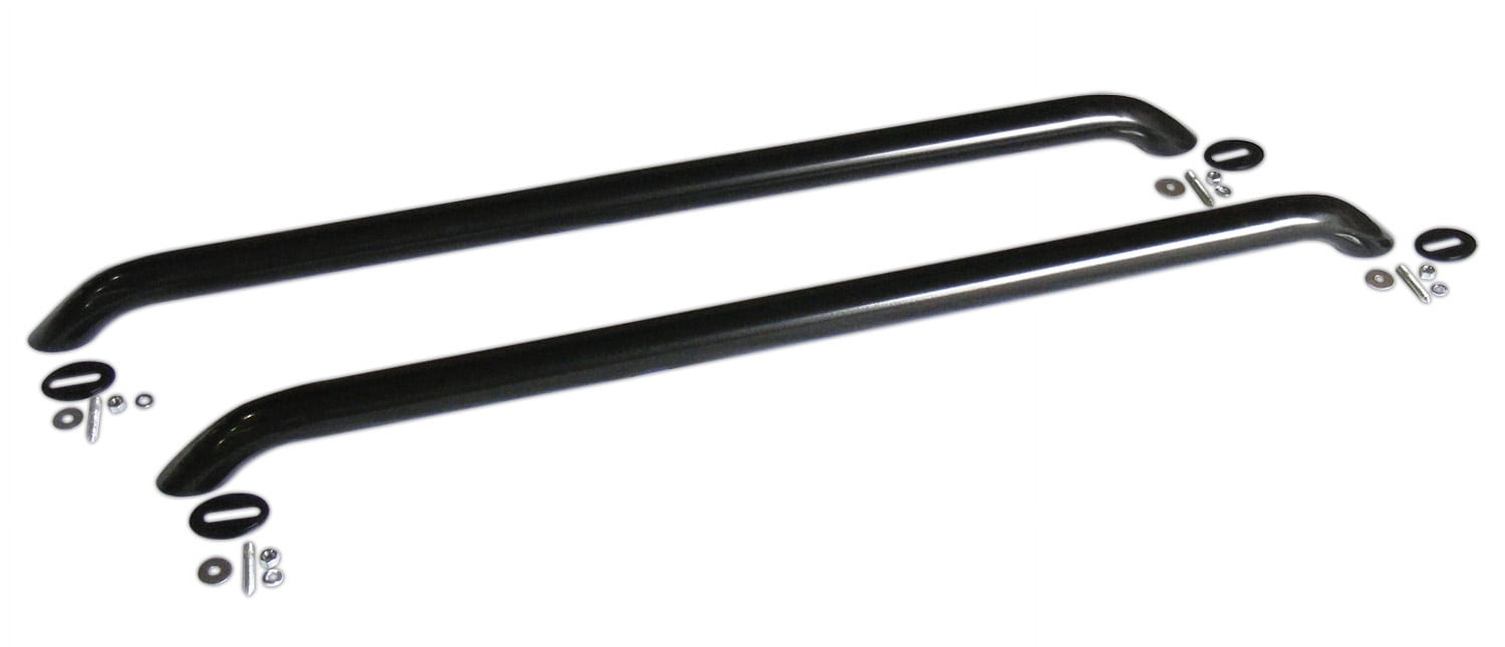 Universal Black Steel Truck Bed Rails, 47.5 Inches
