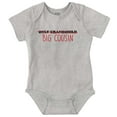 thumbnail image 1 of Big Cousin Funny Baby Announcement Romper Boys or Girls Infant Baby Brisco Brands NB, 1 of 7