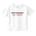 thumbnail image 1 of Big Cousin Funny Baby Announcement Toddler Boy Girl T Shirt Infant Toddler Brisco Brands 24M, 1 of 6