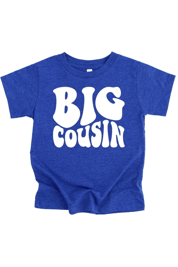 Big Cousin Retro T-Shirts for Toddler & Youth Kids Vintage Royal Shirt 3T