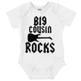 thumbnail image 1 of Big Cousin Rocks Cuz Relatives Romper Boys or Girls Infant Baby Brisco Brands NB, 1 of 7
