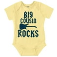 thumbnail image 1 of Big Cousin Rocks Cuz Relatives Romper Boys or Girls Infant Baby Brisco Brands NB, 1 of 6