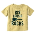 thumbnail image 1 of Big Cousin Rocks Cuz Relatives Toddler Boy Girl T Shirt Infant Toddler Brisco Brands 2T, 1 of 6