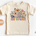 thumbnail image 1 of Big Cousin Toddler Shirt - Boho Floral Retro Kids Shirt - Cute Cousin TODDLER SHORT SLEEVE TEE BELLA CANVAS 3001T, 1 of 3