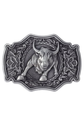 Big Cowboy Belt Buckle Long Horn Belt Buckle Vintage Western Belt Buckle Metal Belt Buckle For Men Cowgirl Buckle