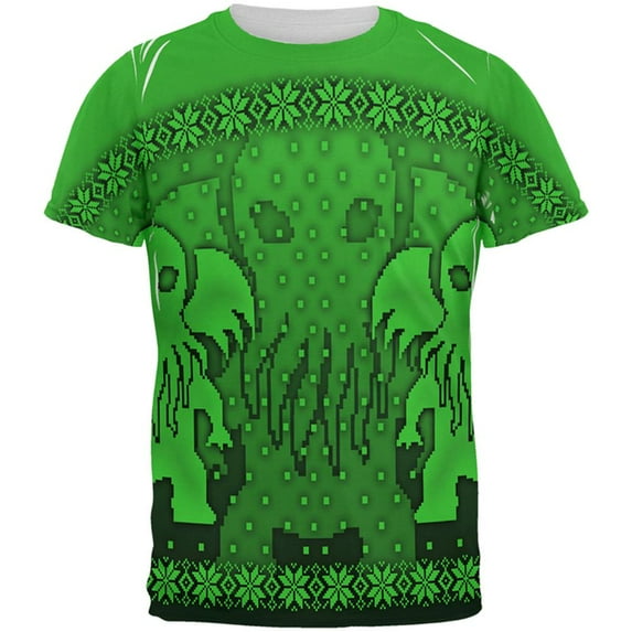 Big Cthulhu Greater Gods All Over Mens T Shirt