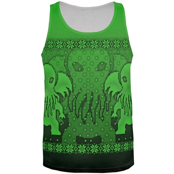 Big Cthulhu Greater Gods All Over Mens Tank Top
