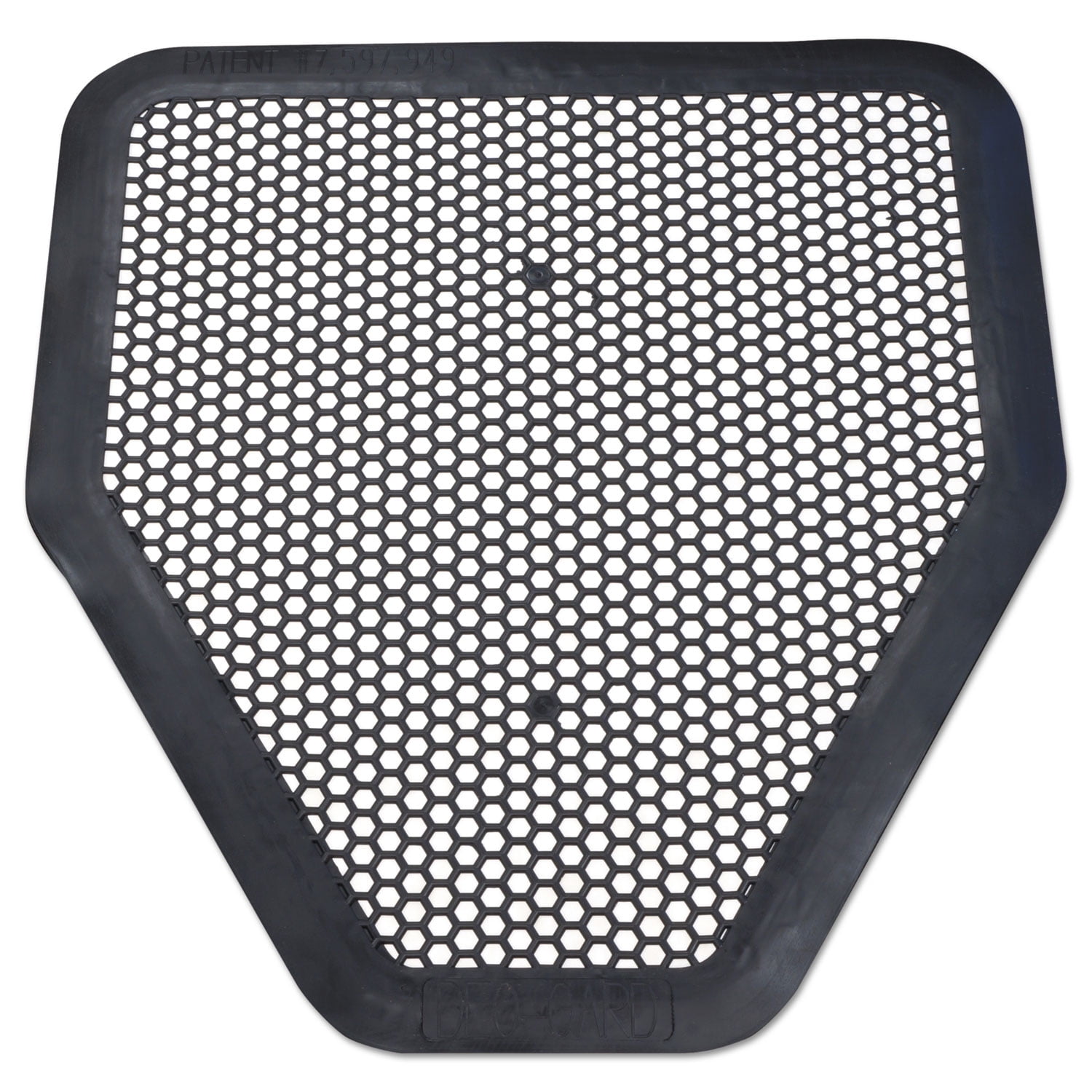 Charcoal Hexagon Disposable Urinal Mat with Mountain Air Scent