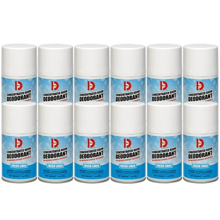 Big D Fresh Linen Fragrance Concentrated Room Deodorizer (12 Pack)