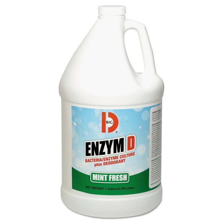 Enzym D Digester Deodorant, Mint, 1 gal, Bottle, 4/Carton Enzym D Digester Deodorant, Mint, 1 gal, Bottle, 4/Carton