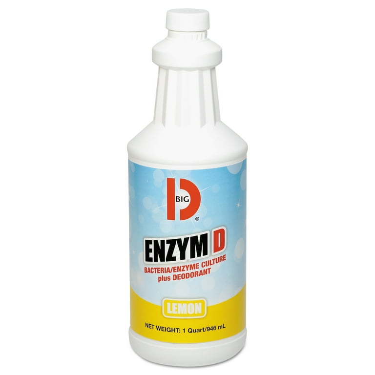 Enzym D Digester Liquid Deodorant, Lemon, 32 oz Bottle, 12/Carton Enzym D Digester Liquid Deodorant, Lemon, 32 oz Bottle, 12/Carton
