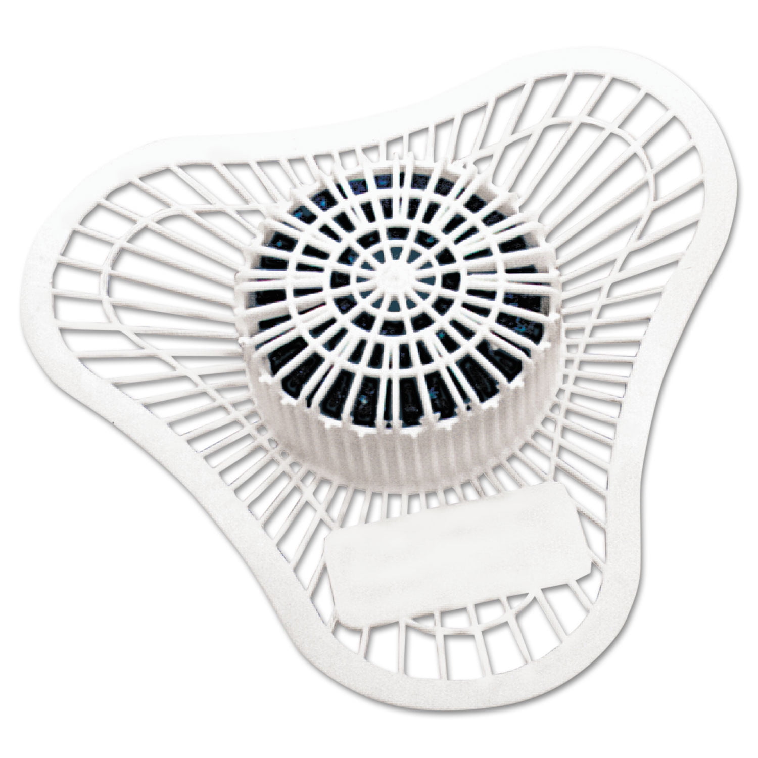 Big D Industries Non-Para Urinal Screen, Lasts 30 Days, White, Evergreen Fragrance, 12/Box -BGD660