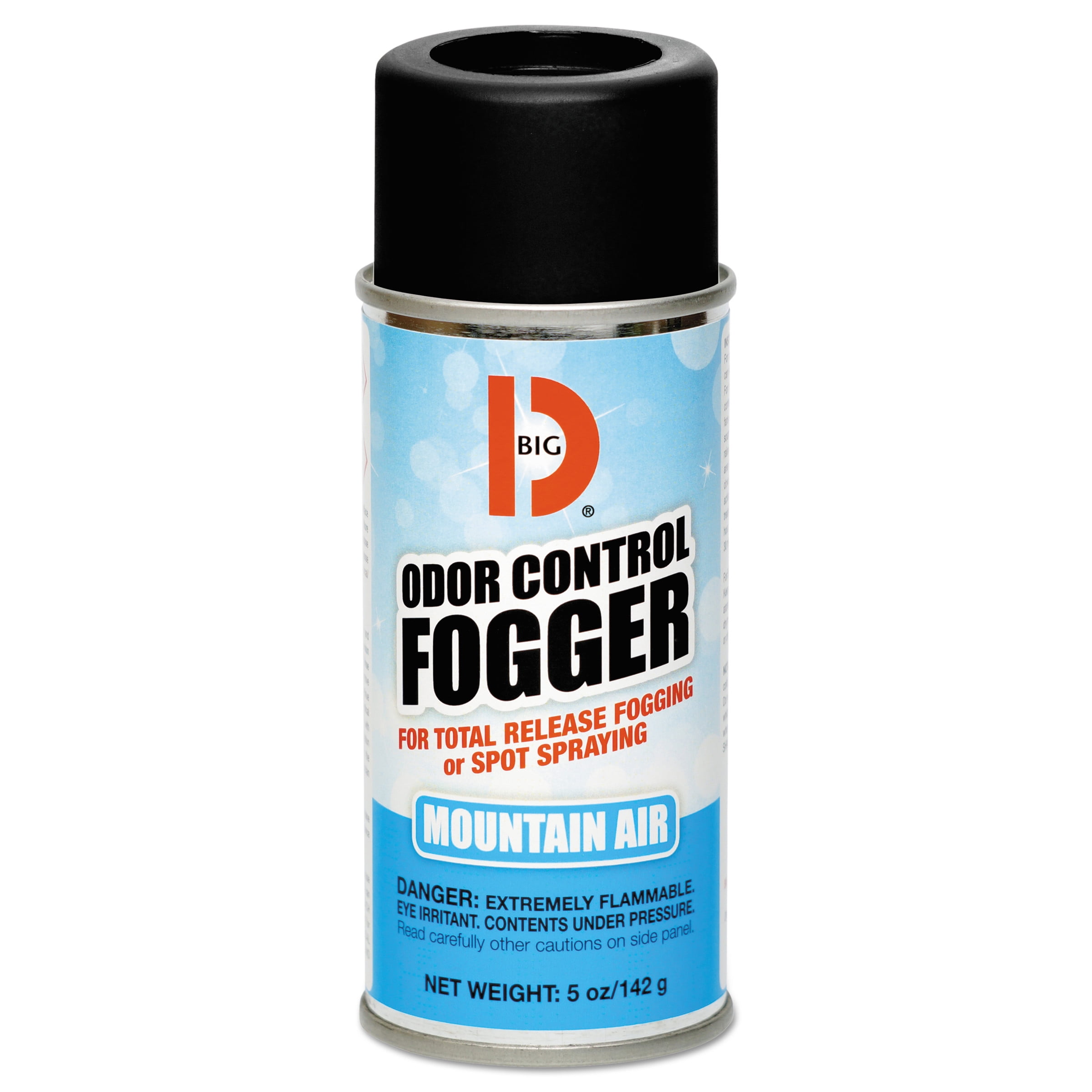 Big D Industries Odor Control Fogger, Mountain Air Scent, 5 oz Aerosol,  12/Carton 