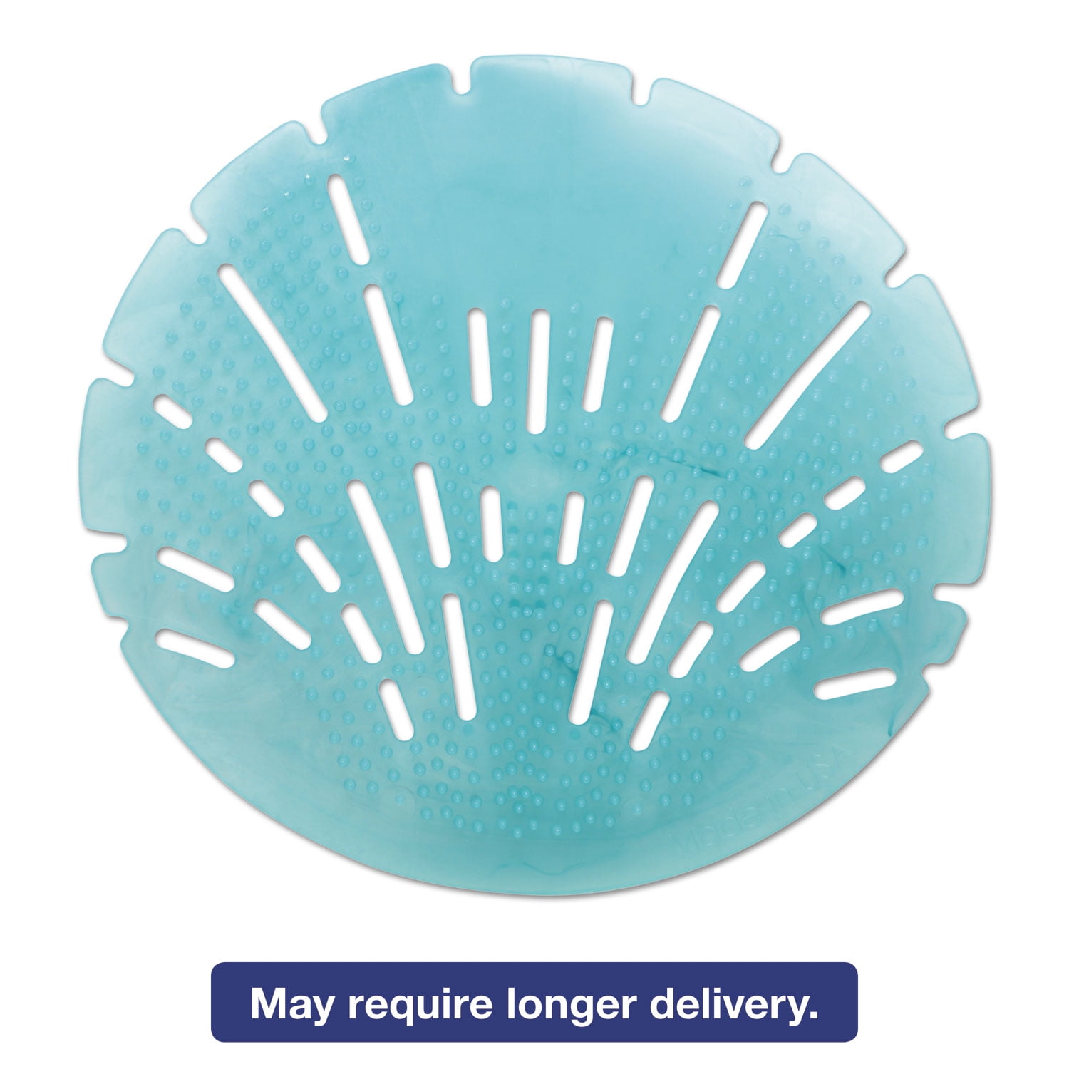 Blue Plastic Urinal Screen with Mountain Air Scent