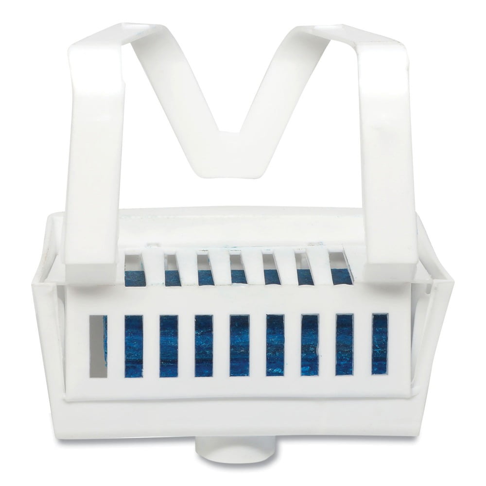 White Aqua Fragrance Toilet Bowl Block with Holder