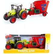 Big Daddy FARMLAND Tractor Trucks Farming Crop Feeder Wagon