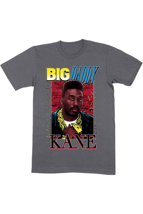 Big Daddy Kane T Shirt Ropes Logo new Official Mens Charcoal Grey