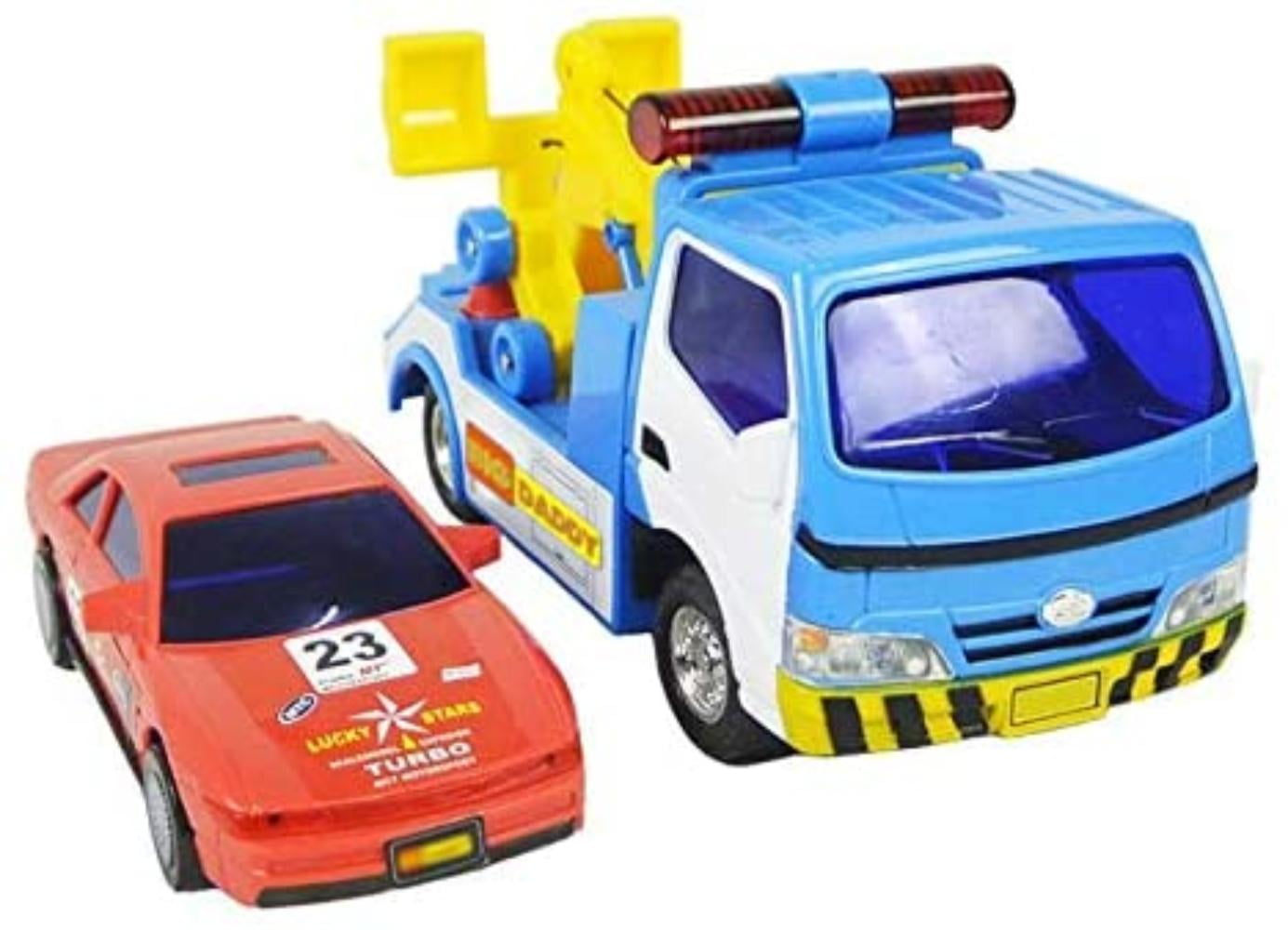 Big Daddy Police Wrecker Truck and Toy Car Combo Set Tow Truck Toy Includes  A Tire Plate for Safe Towing, Big-daddy Police Wrecker & Car Combo.., By  Visit the Big Daddy Store 