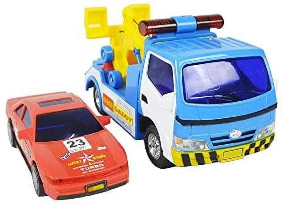 Big Daddy Police Wrecker Truck and Toy Car Combo Set Tow Truck Toy