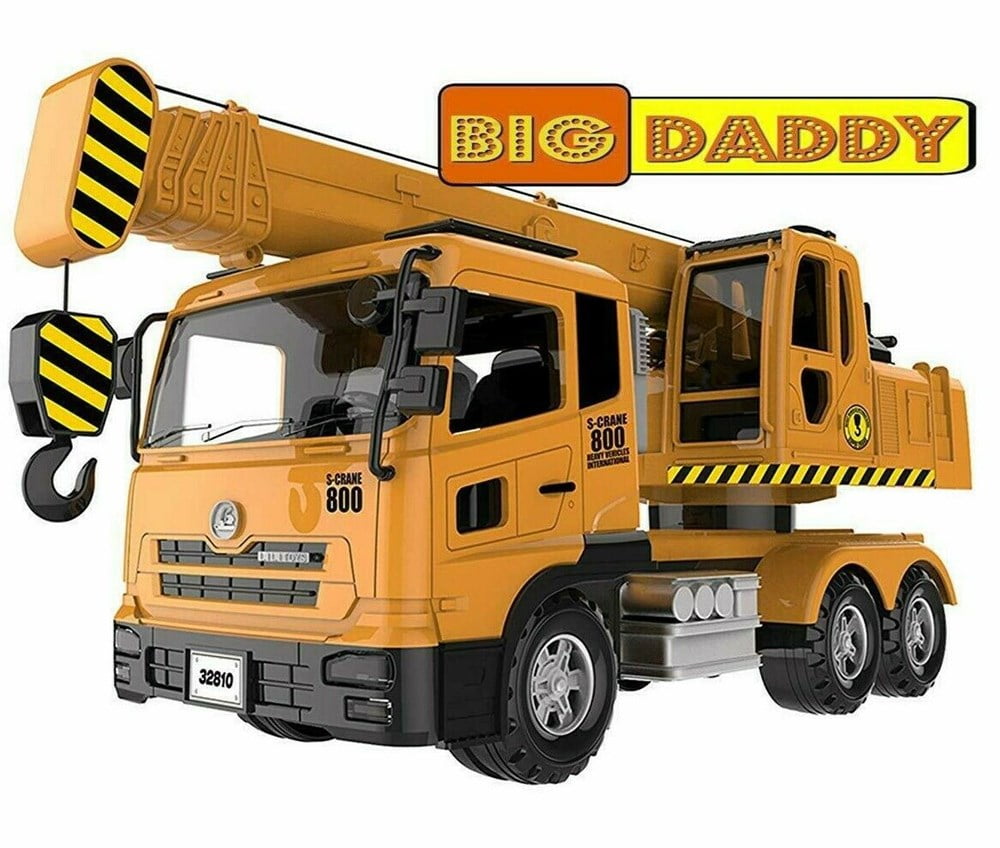 Big Daddy Toy Truck Crane 32810 Extendable Arms & Lever to Lift Crane Arm