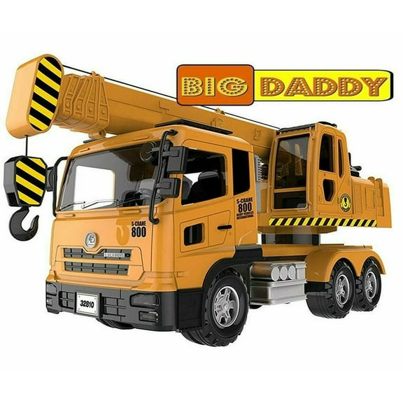 Big Daddy Toy Truck Crane 32810 Extendable Arms & Lever to Lift Crane Arm