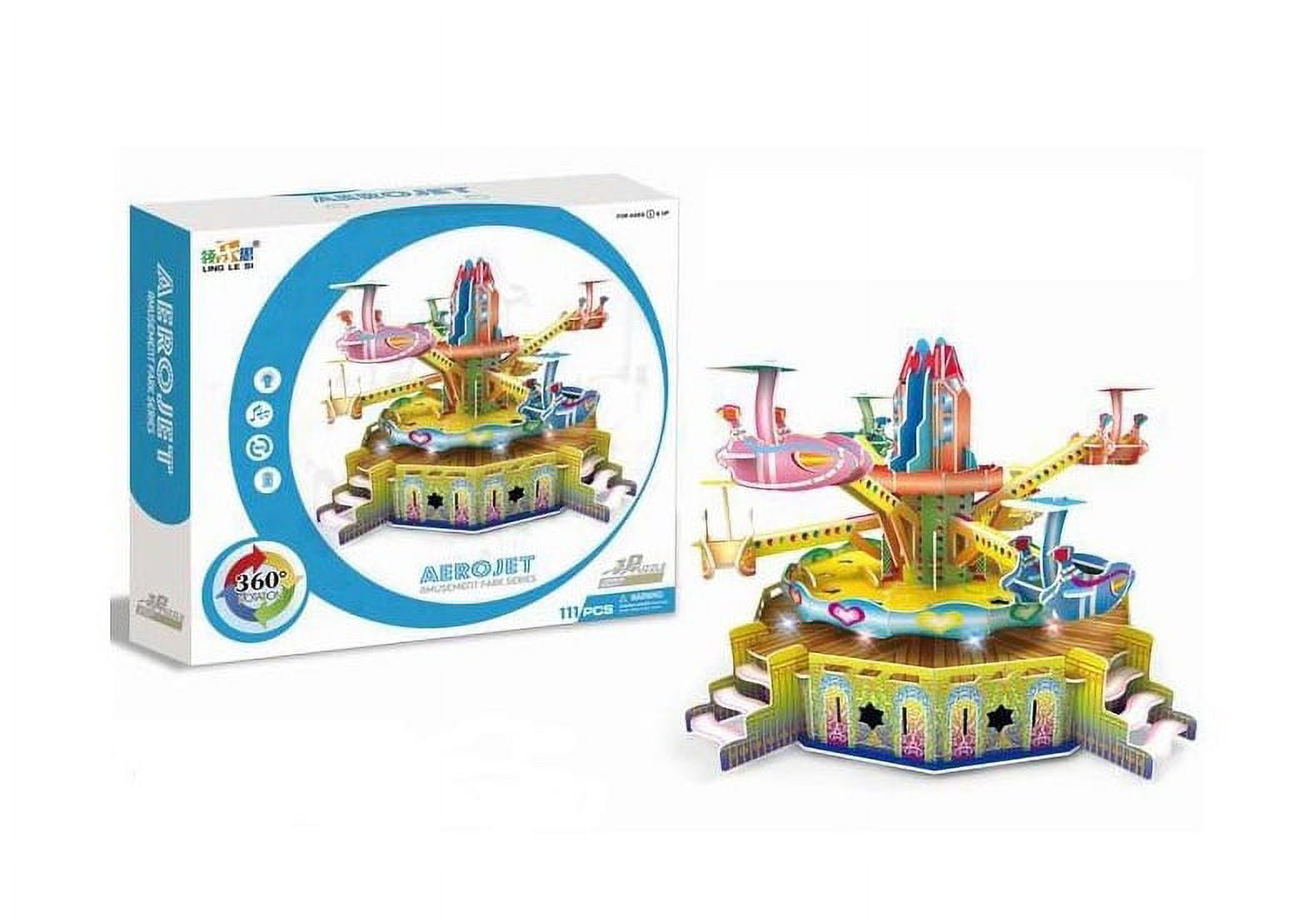 Big Daddy's 3-D Puzzle Building Set, Amusement Park Series With Lights,  Sound And Movement Take Your Imagination On A Ride, Create An Aerojet  Thriller - Walmart.com