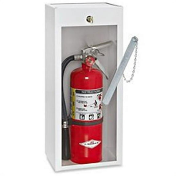 Big Daves Yard Sale 710822944115 20 lbs Samson Fire Extinguisher Cabinet with Cylinder Lock & Breaker Bar - Lot of 2