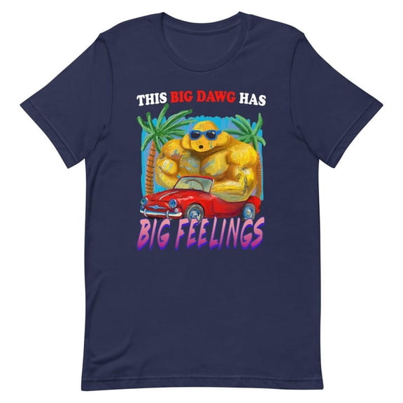 Big Dawg Funny Graphic T-Shirt, Viral Meme Tee, Unisex Cotton Apparel