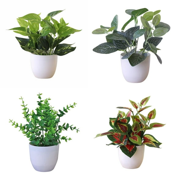 Big Deal! Veeogra Fresh Artificial with White Vase Small Artificial Tree for Desktop Decor for Home And Indoor Decorations