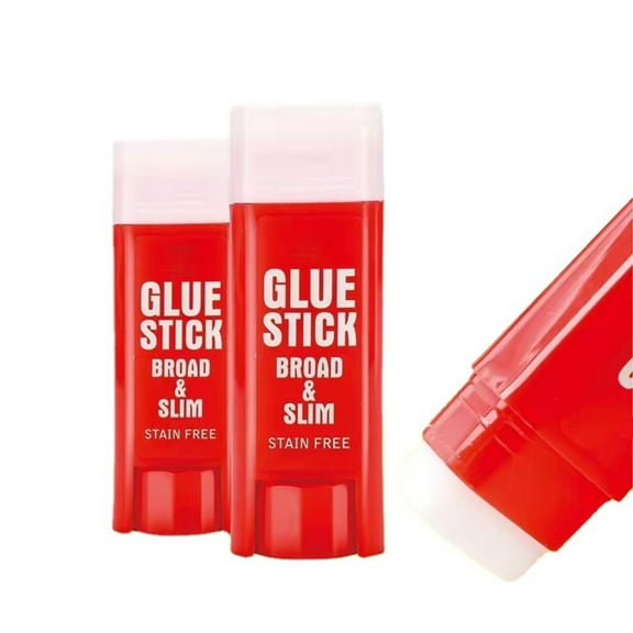 Big Deal! Veeogra Transparent Solid Glue Handmade Glue Stick Material 's Transparent Glue Stick Student Stationery,Red