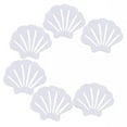 thumbnail image 1 of Big Deal!npkgvia 6pcs Non Slip Bathtub Stickers Sea Shape Shower Stickers for Beach Bathroom Decorations,White, 1 of 8