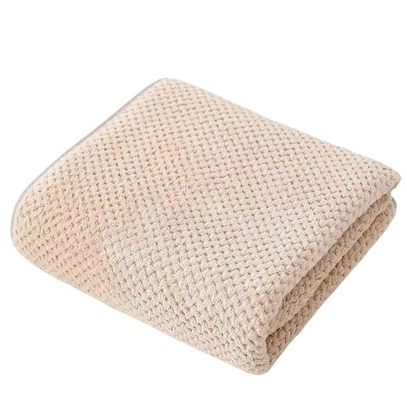 Big Deal!npkgvia Flannel Fleece Throw Blanket Twin Size Weave Pattern Cozy Soft And Warm Fuzzy Blankets for Couch/Bed Bed Textured Warm Plush Microfiber 28.74" X 51,Brown