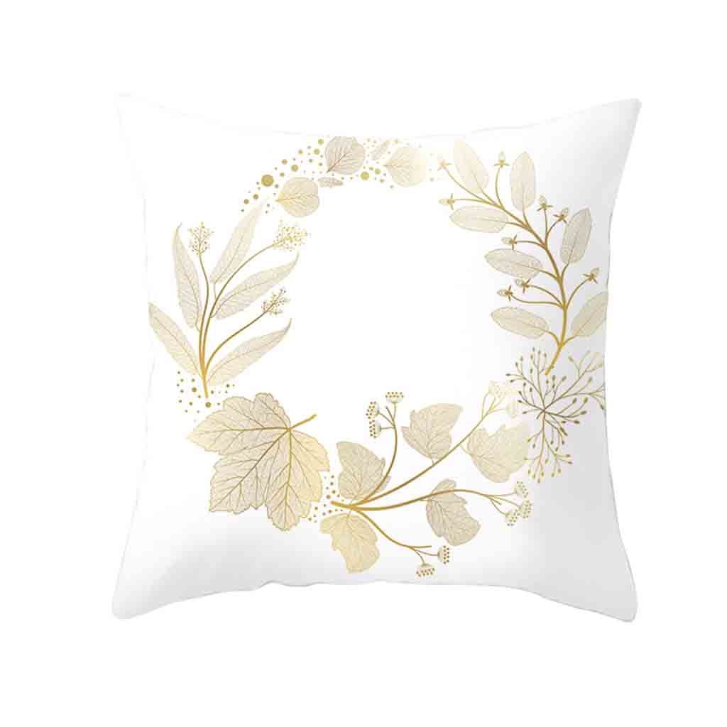 Big Deals!Aopfjg Pillow Covers,Decorative Throw Pillow Covers,Gold