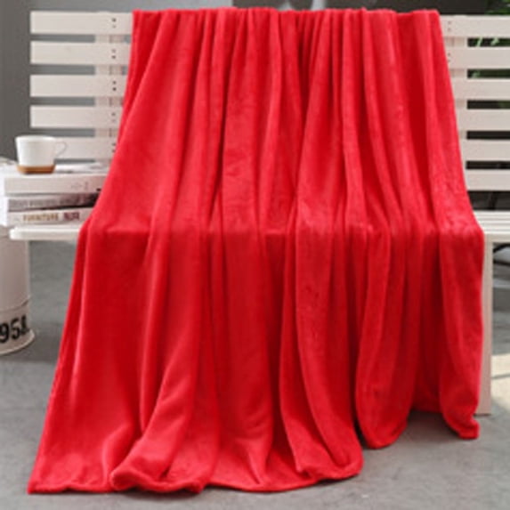 Big Deals! Bifavgk Bedding Comforter Sets Kids Rabbit Knitting Blanket Bedding Quilt Play Blanket Red