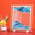 thumbnail image 1 of Big Deals Dvkptbk Moving Sand Art Picture Round Glass 3D 7inch Hourglass 3D Natural Flowing Sand Picture Moving Grit Hourglass 15ml, 1 of 2