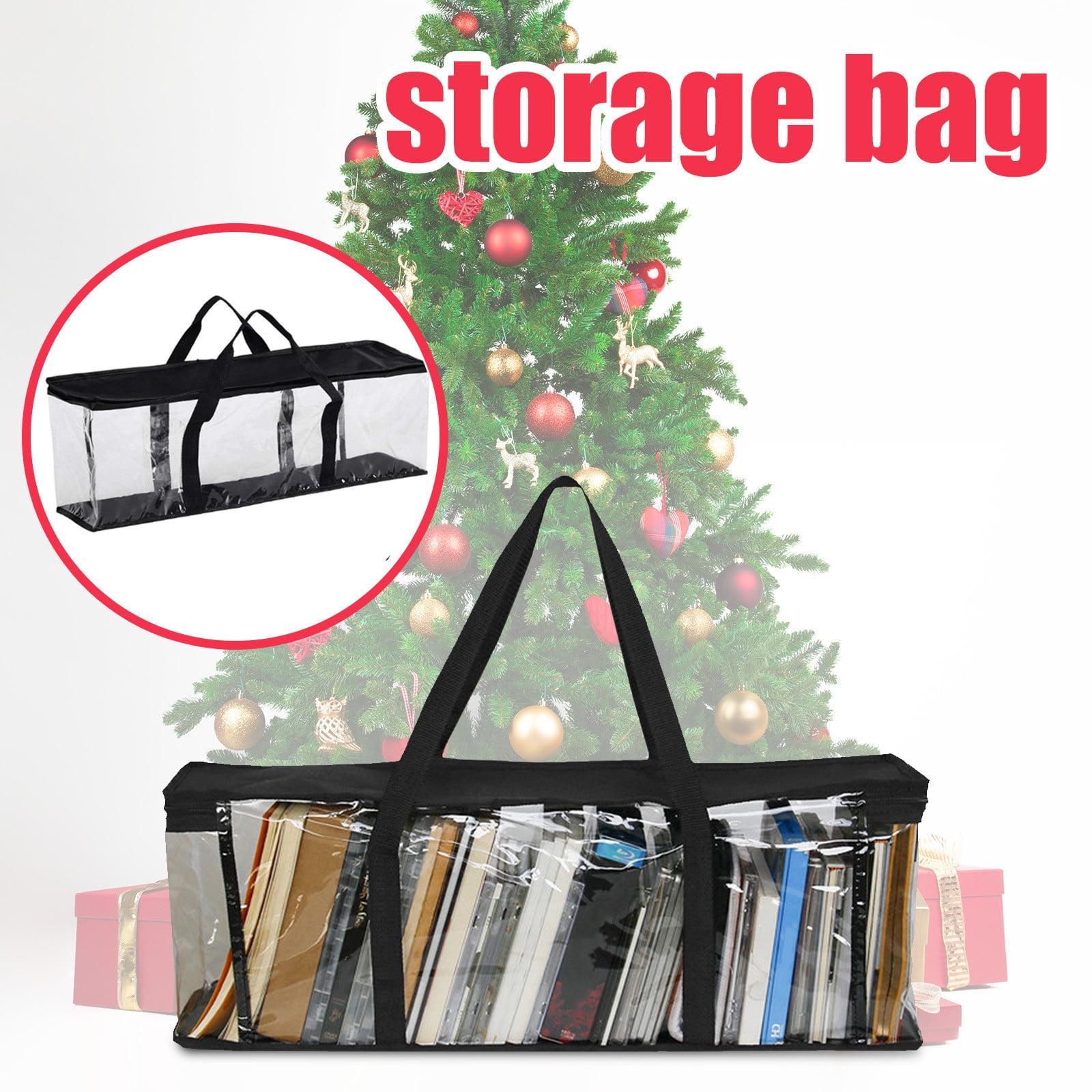 Big Deals！ Sueyeuwdi Bag Proof Slim Organizer Gift Fabric Paper Underbed Water Pvc Wrapping