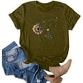 thumbnail image 1 of Big Deals! T Shirts for Women Resort Wear for Women 2023 Gifts for Teen Girls 14-16 Giraffe Shirt T Shirts for Women Trendy Teen Tops Cute Teen Girl Clothestshirts Shirts for Women Graphic, 1 of 5
