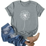 UJUNAOR Big Deals! Yb-Navy, Graphic Tees for Women Shirts for Women Juniors Clothing T-Shirts Graphic Tees Navy Blue Shirts for Women Teen Girl Trendy Clothes Trendy Shirtsoversized Graphic