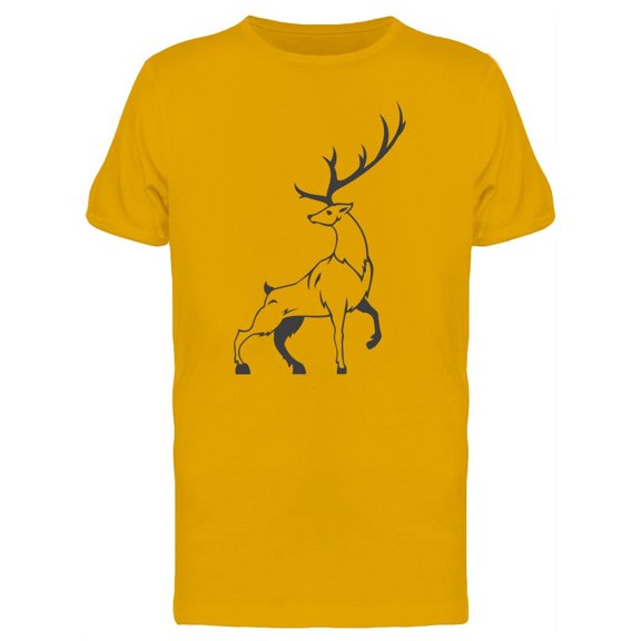 Big Deer T-Shirt Men -Image by Shutterstock, Male Large