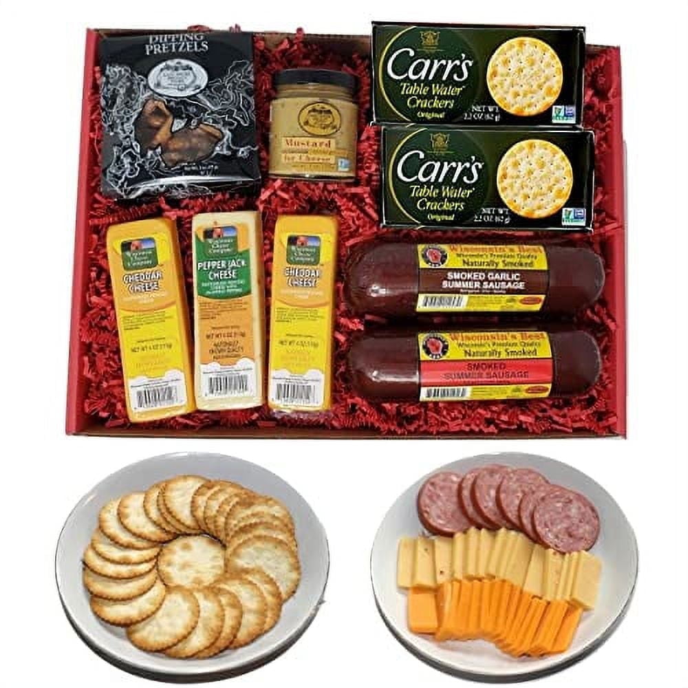 WISCONSIN CHEESE COMPANY Big Deluxe Wisconsin Cheese & Sausage Gift Box