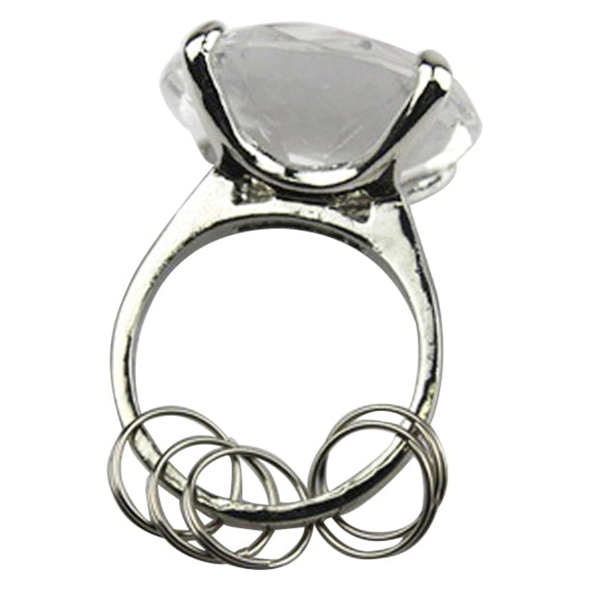 Wedding ring shop keychain