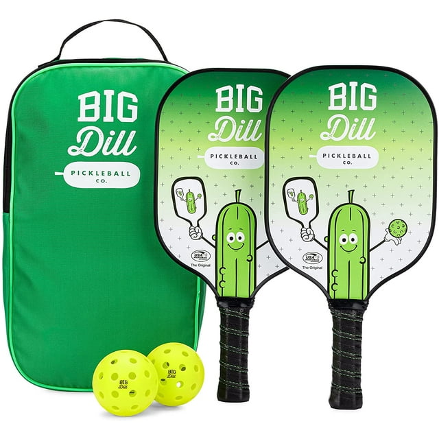 Big Dill Pickleball Co. Original Graphite Carbon Fiber Pickleball