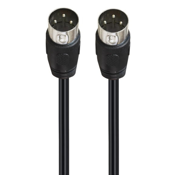 Big Din 3Pin Adapter Cable Excellent Electrical Conductivity 3Pin Male to Male Cable for Media Centers Receiver