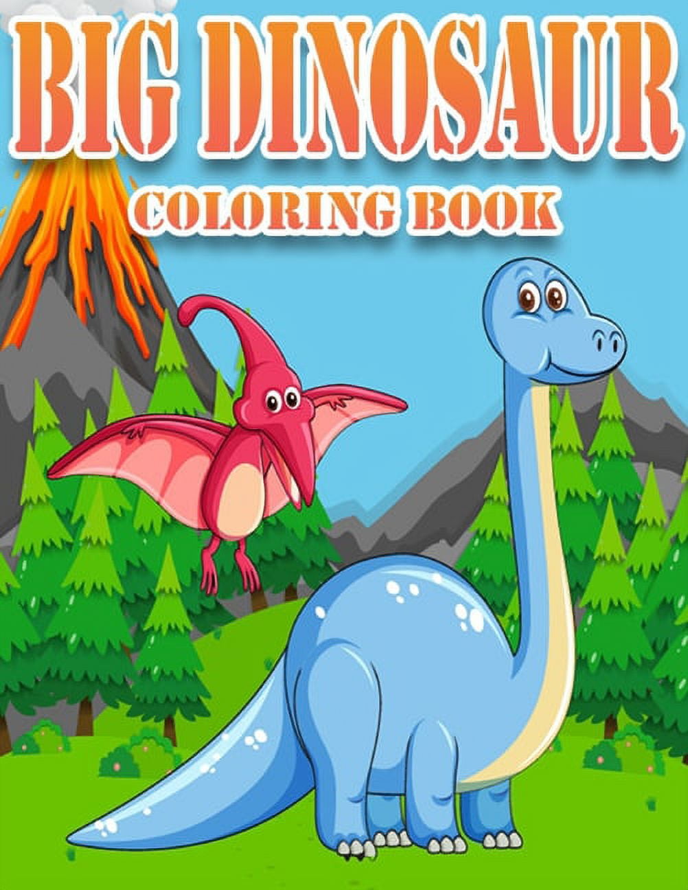 FAMILY COLORING FUNNY Big Dinosaur Coloring Book: Dinosaur Gifts for 3 Year Olds - Paperback Coloring to, (Paperback)