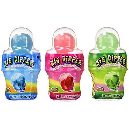 Big Dipper Candy Ring With Sour Powder 12 Count