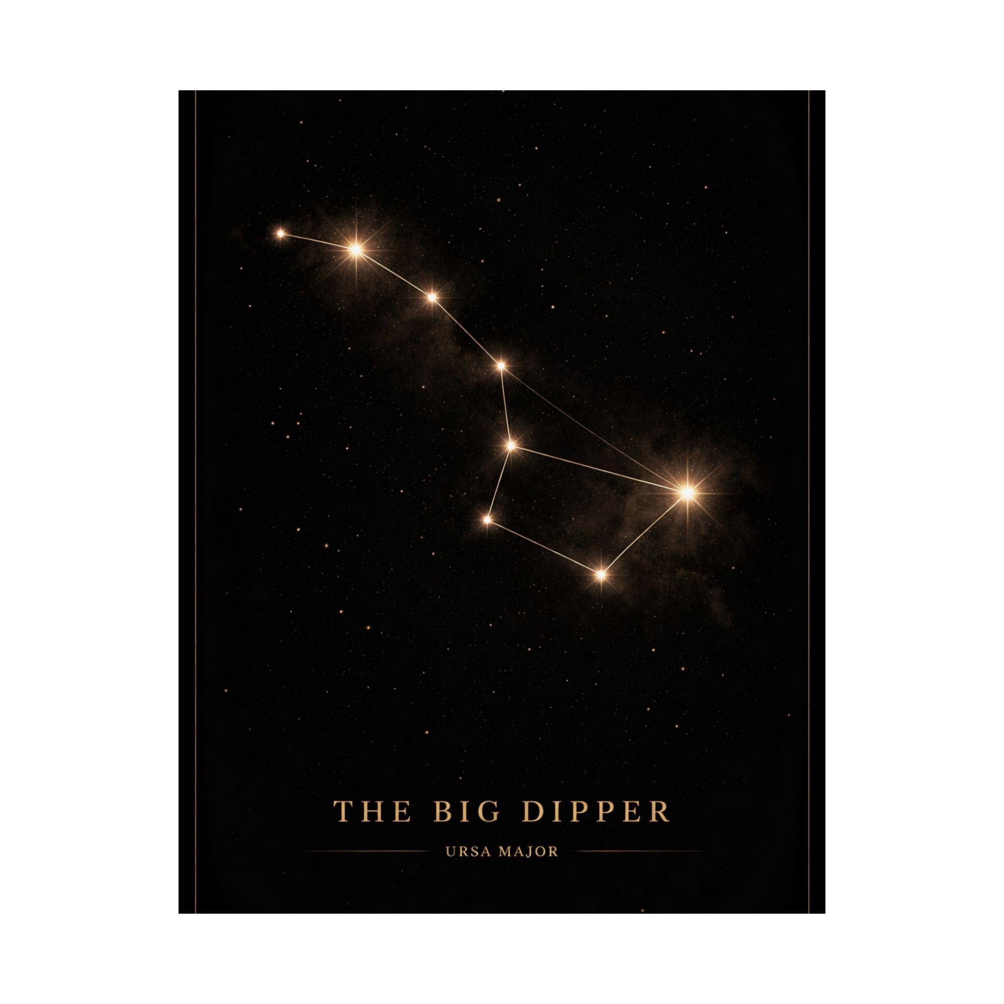 Small Depper Big Dipper Constellation Poster Space Educational Art - Walmart.com