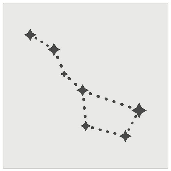 Big Dipper Plough Ursa Major Star Constellation DIY Cookie Wall Craft Stencil - 3.5 Inch