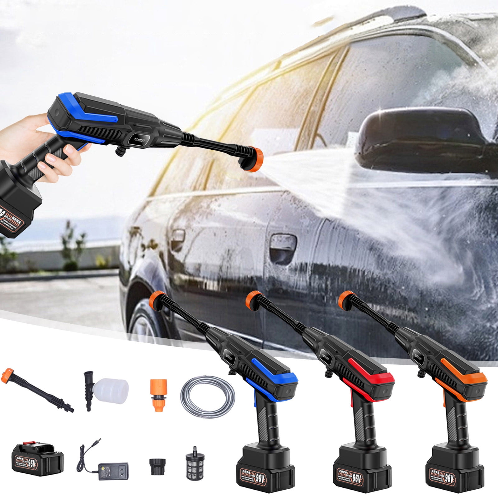 Big Discount, 986PSI Portable Pressure Washer, Handheld HighPressure